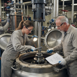 Mantenimiento de reactores industriales