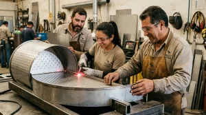 Chaquetas de transferencia térmica soldadas por láser